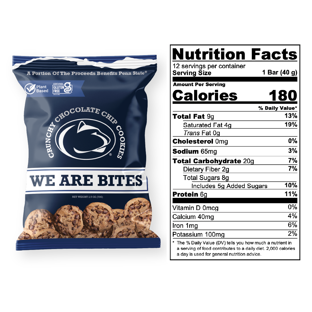 WE ARE Bites Cookies - 20X (2.5oz) Snack Packs!