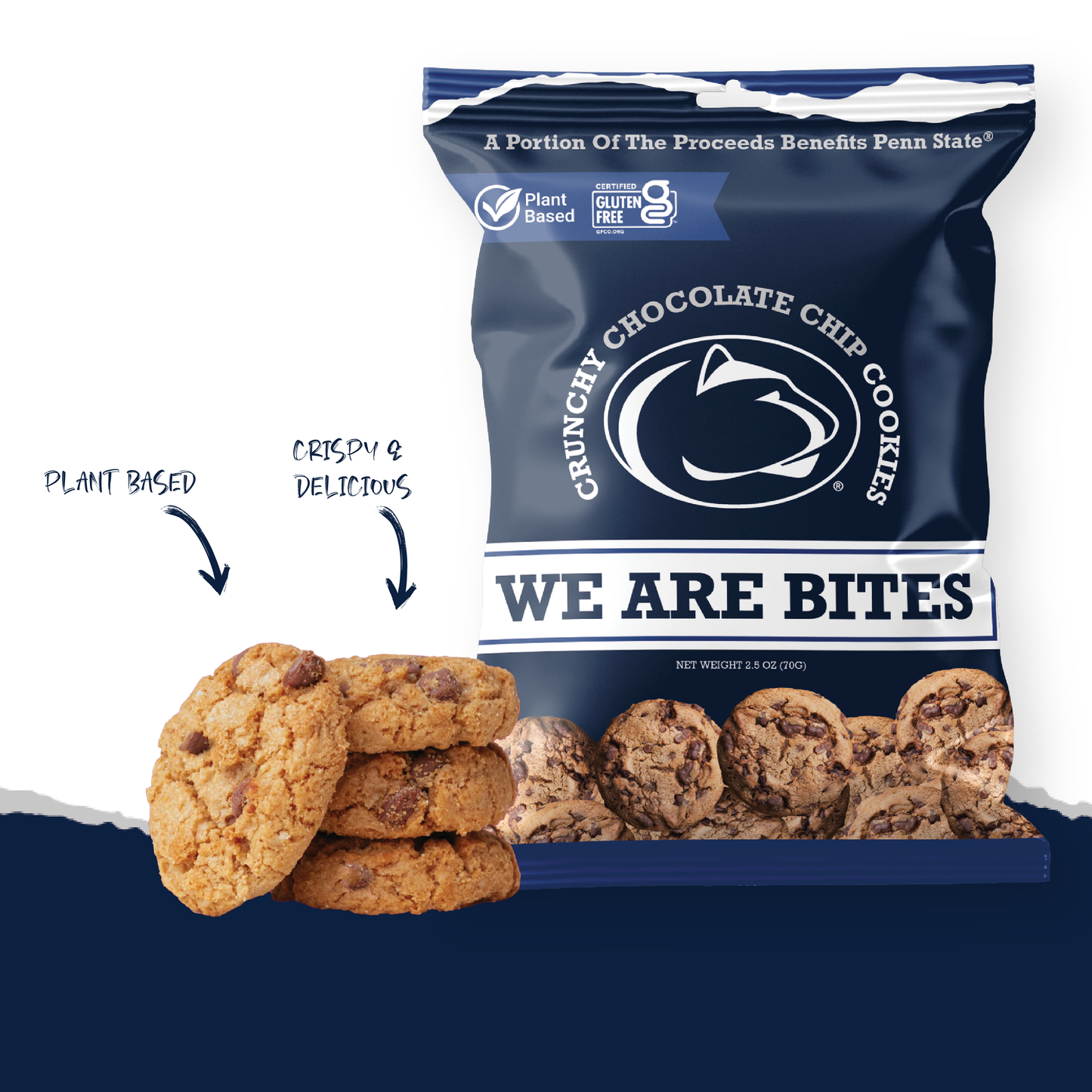 WE ARE Bites Cookies - 20X (2.5oz) Snack Packs!