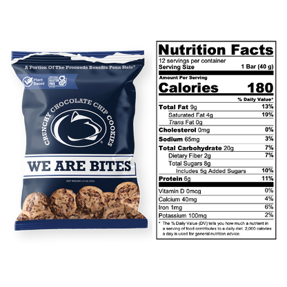 WE ARE Bites Cookies - 20X (2.5oz) Snack Packs!
